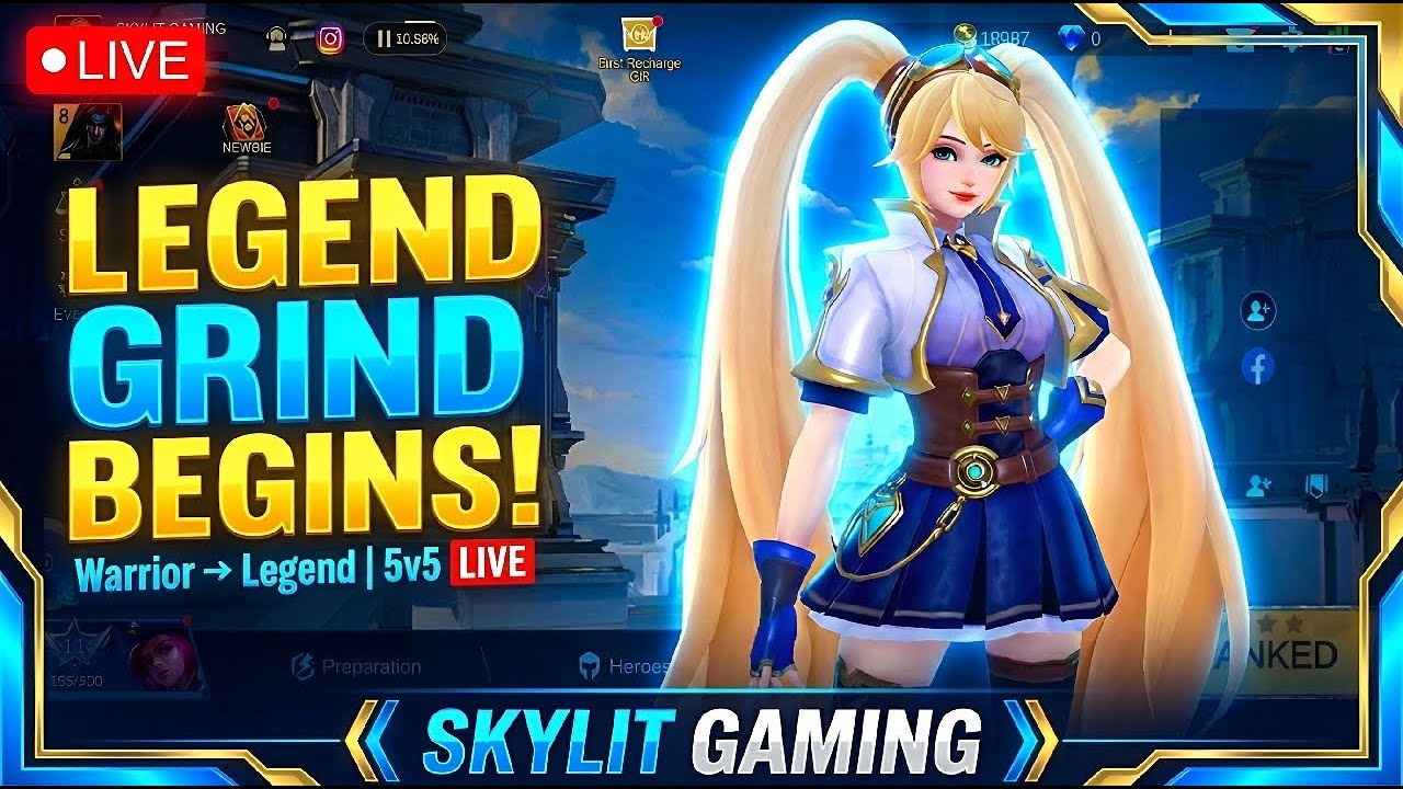 🔴 Live Stream   mobe legends  5 v 5 #shorts