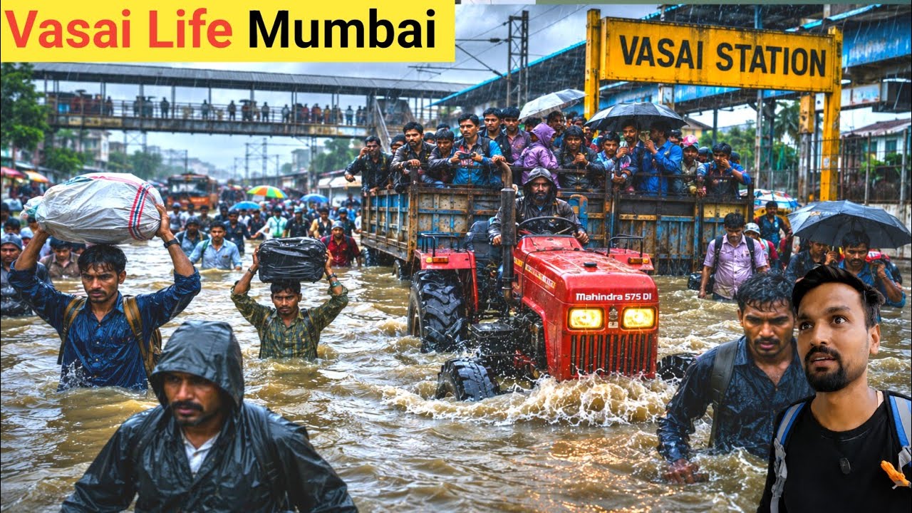 Mumbai Monsoon Life in Vasai