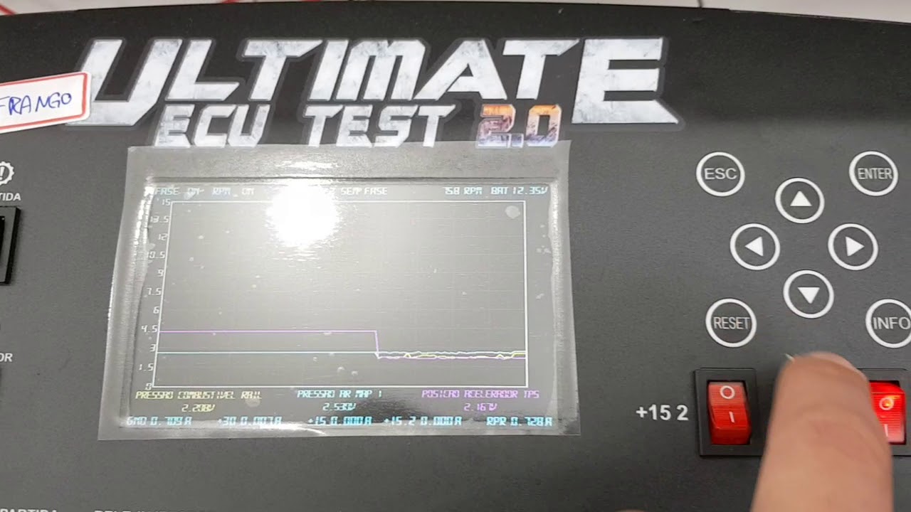 Trabalhando no domingo Testando 9 Ultimate ECU Test 2.0