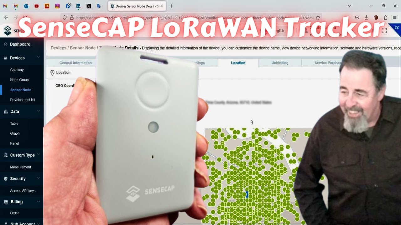 SenseCAP T1000 LoRaWAN Tracker Step By Step