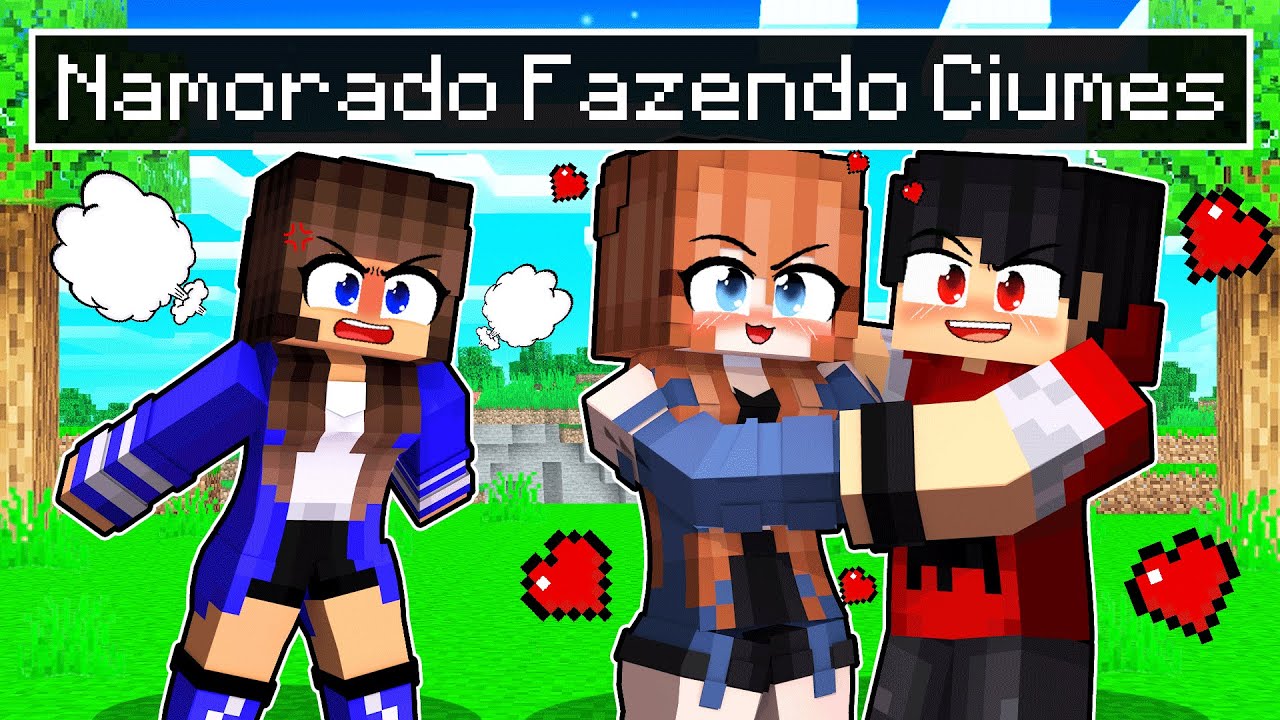 Meu NAMORADO me TROLLOU fazendo CIÚMES no Minecraft ◂Miika▸