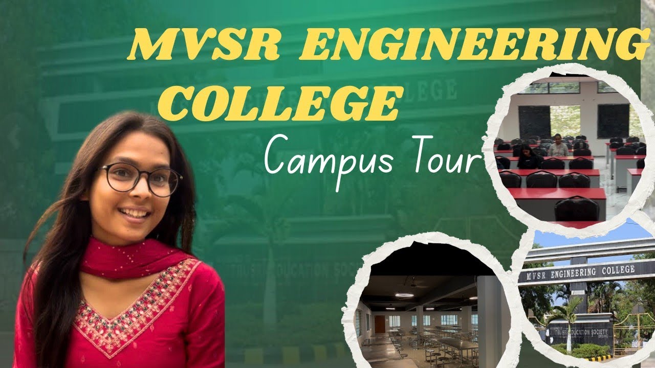 MVSR ENGINEERING COLLEGE🏫|| campus tour || HYDERABAD NADERGUL|| kola sony💗