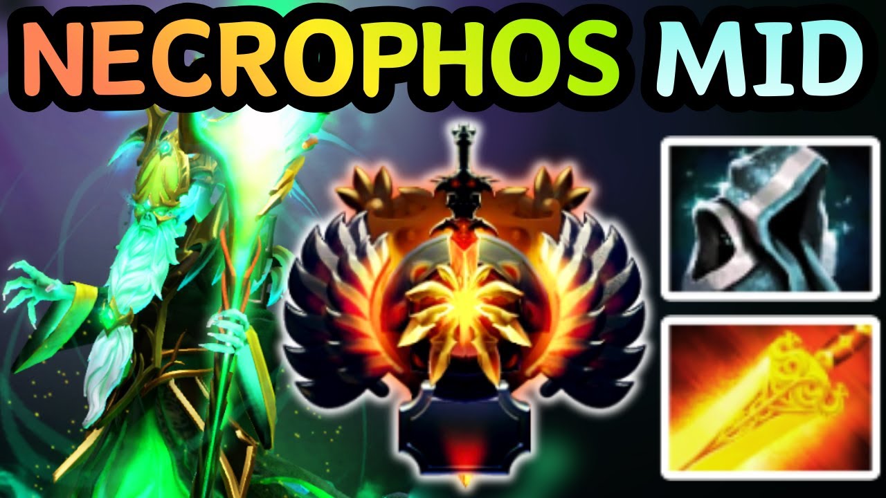 🔥 NEW PATCH 7.40 !!! NECROPHOS MID UNKILLABLE SUSTAIN META | DOTA 2 GAMEPLAY 🔥