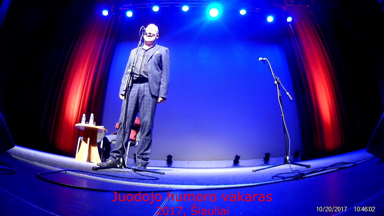 Arturas Orlauskas ir Raimondas Šilanskas, juodojo humoro vakaras, Šiauliai, N-18