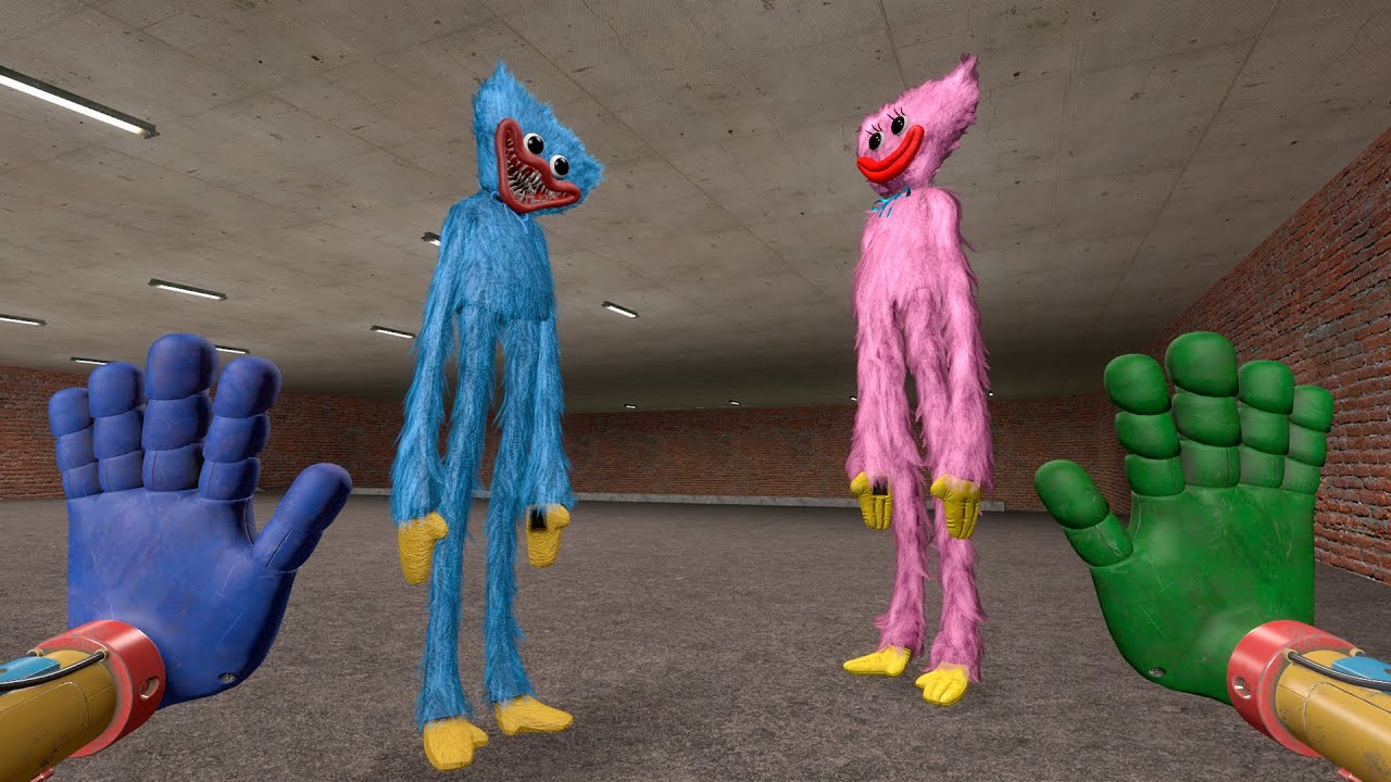 I MET KISSY MISSY AND HUGGY WUGGY (Garry's Mod)