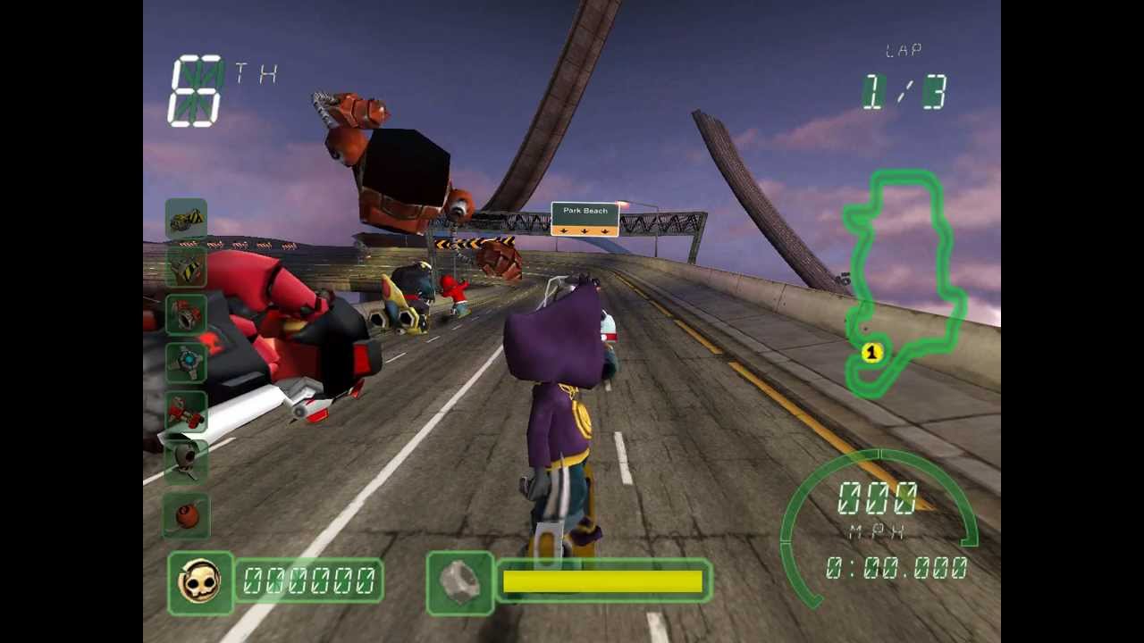Crazy frog racer Геймплей