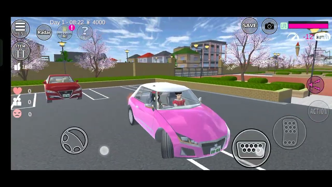 Aku bermain Sakura Bus Simulator🌸