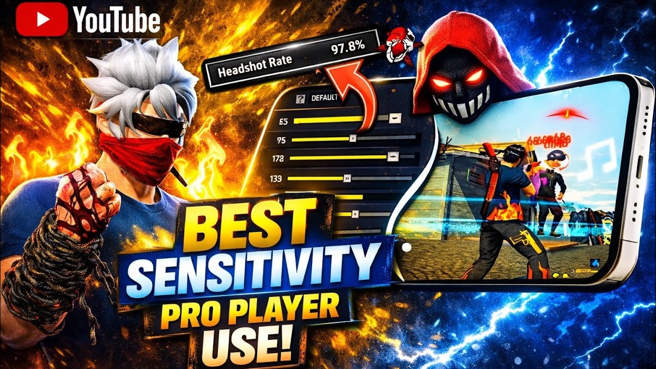 Best Sensitivity 2GB 3GB 4GB 6GB RAM 🔥 Pro Player Use | Smooth Headshot
