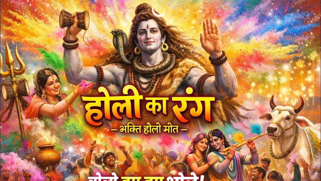 New DJ Holi Song// Holi Bhakti Song// Shiv bhajan 