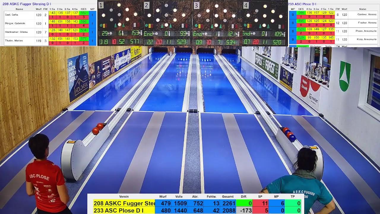 Meisterschaftsspiel Fugger Damen 1/Plose Damen 1