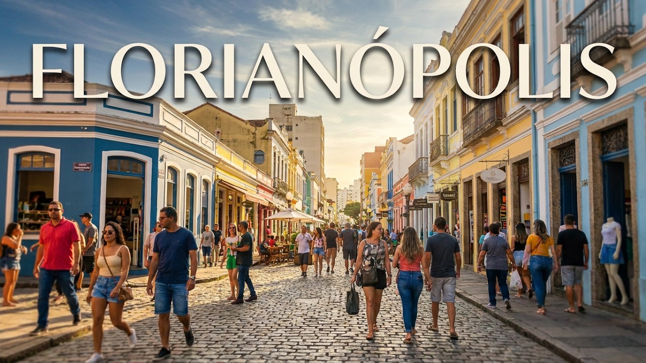 🇧🇷 FLORIAN&Oacute;POLIS, Santa Catarina 4K | Passeio Pelo Centro da Cidade 🚶&zwj;♂️🌇
