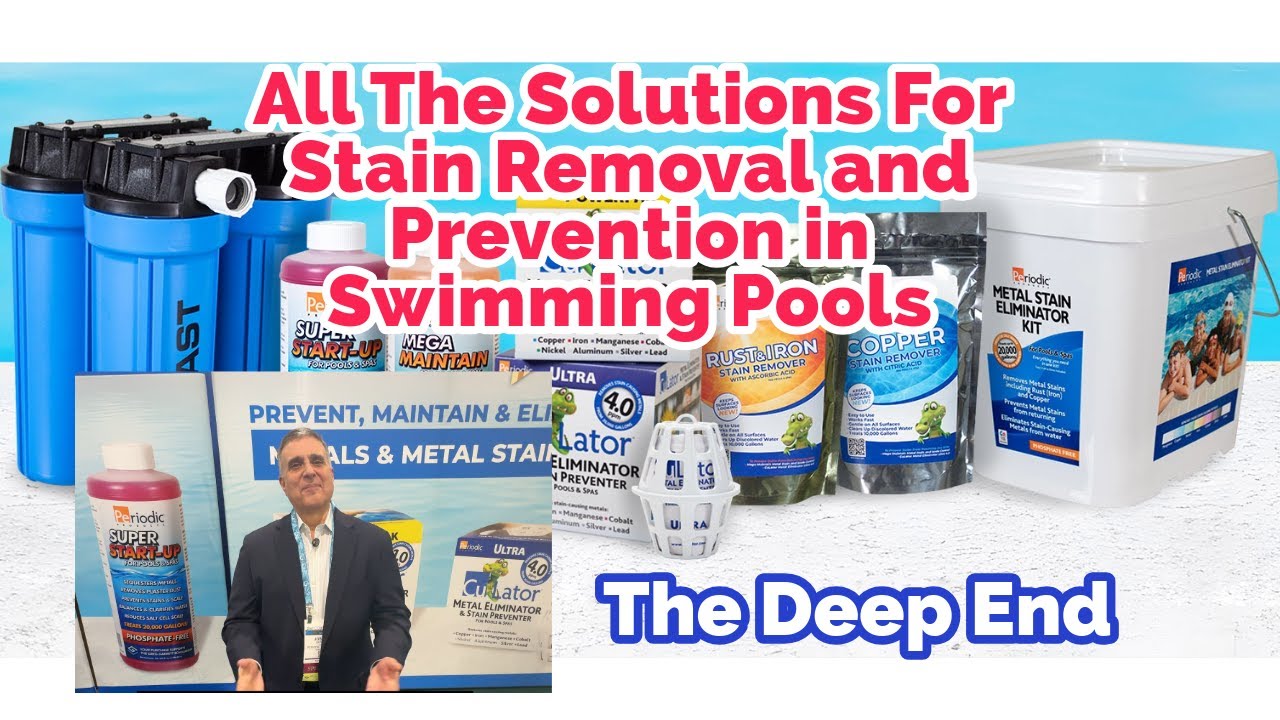 All The Solutions For Metal Stain Removal and Prevention in Pools | Pool Stain Removal
