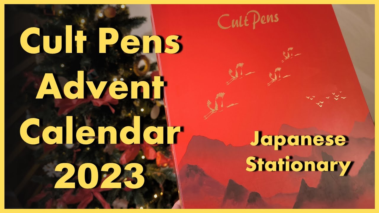 #107 Cult Pens Advent Kalender 2023 - unboxing