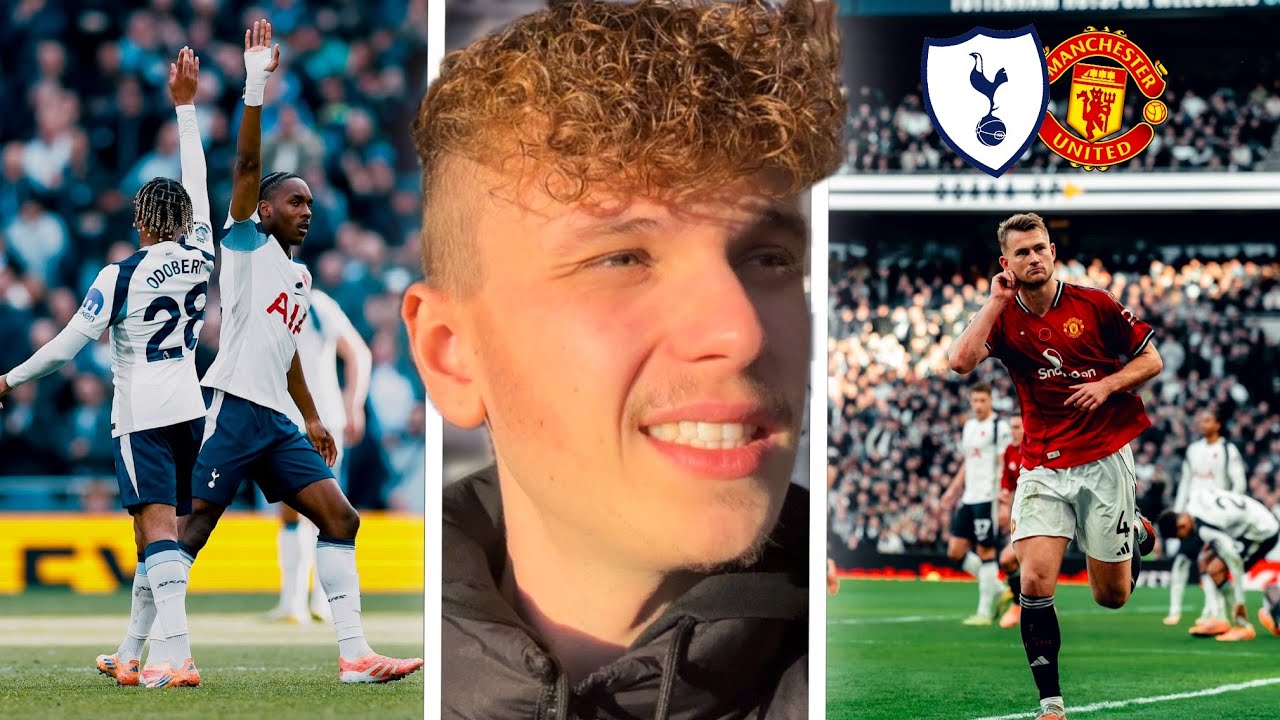 TOTTENHAM 2-2 MANCHESTER UNITED! LATE DRAMA In The PREMIER LEAGUE!