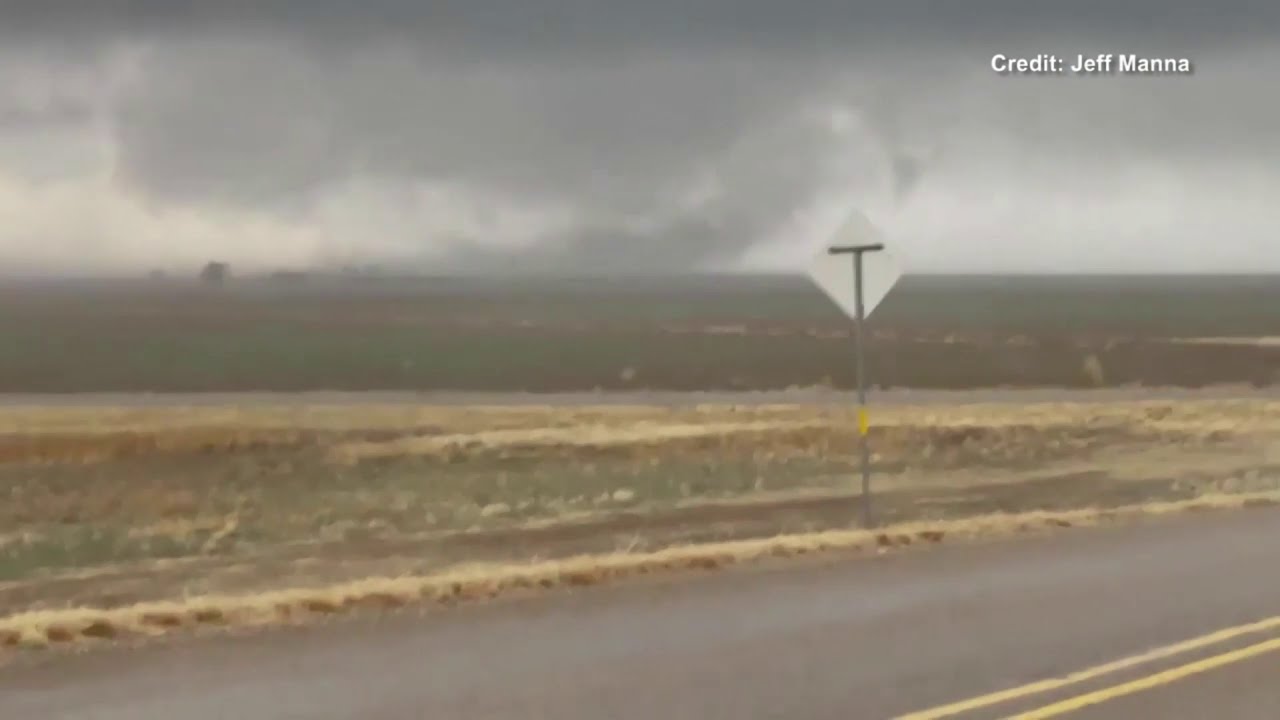 Texas weather: This video was shot near Happy, Texas on Saturday, March 13