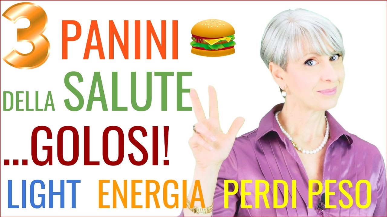 cosa MANGIARE in  PAUSA PRANZO? i 3 PANINI della SALUTE GOLOSI, LIGHT, PERDI PESO, NUTRIENTI