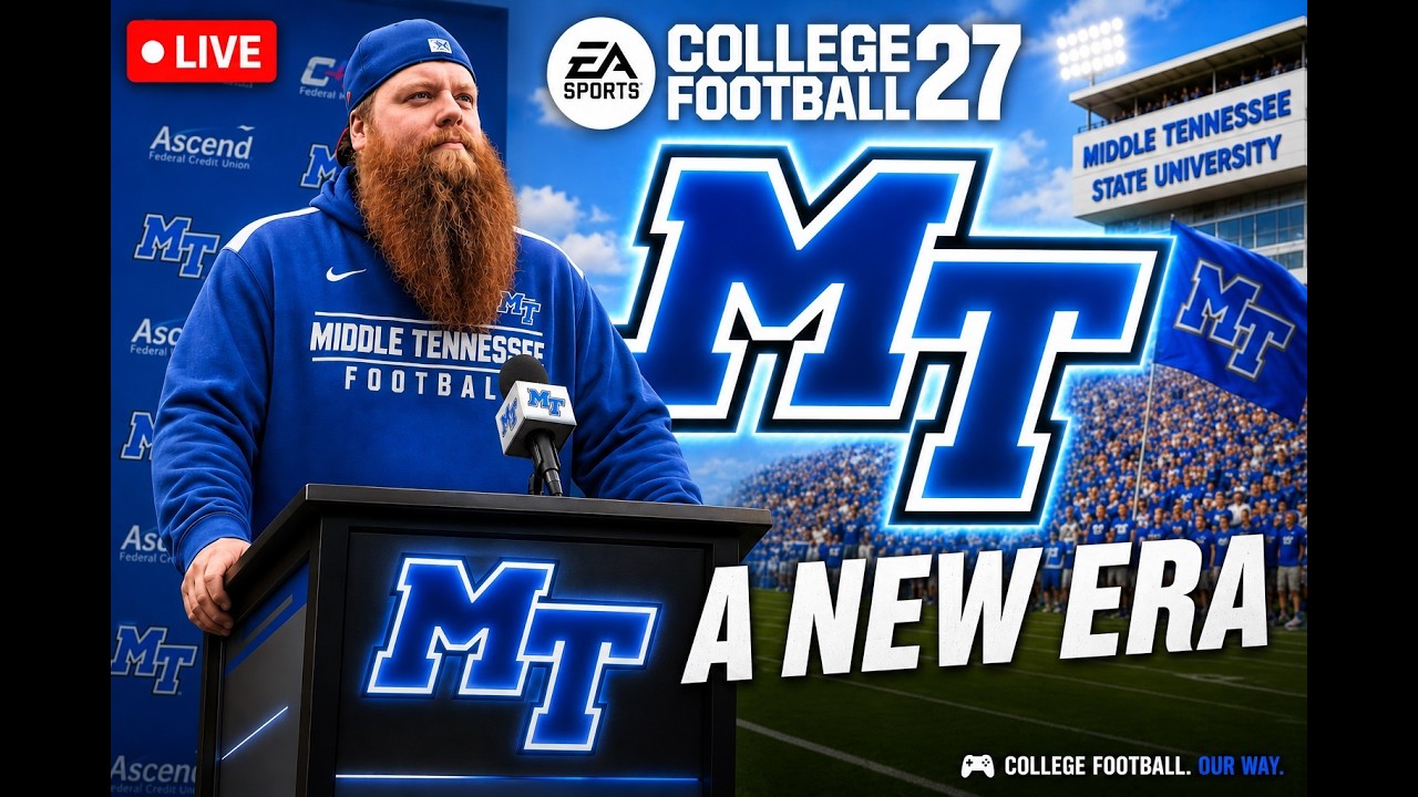 MIDDLE TENNESSEE STATE DYNASTY ENTERS A NEW ERA! College Football 27 #5