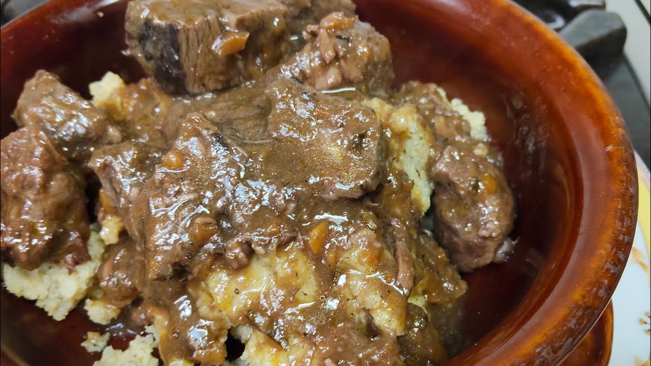 Spezzatino di manzo al vino rosso antica osteria della castagna By @AnticaOsteriaByThajee 