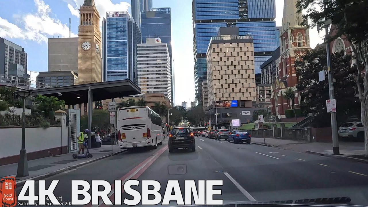 [4k] Driving Brisbane Saturday 2 Dec 2023 | Queensland | Australia