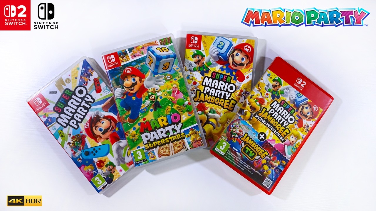My Mario Party Games Collection (Nintendo Switch 1 & 2 Cartridges)