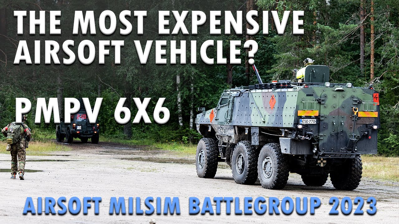 The most expensive airsoft vehicle in Battlegroup 2023 milsim event: Protolabs PMPV 6X6 Misu?