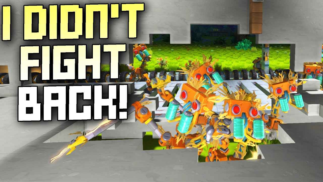 How Much Damage Can 3 Raids Do If I Don't Stop Them?! - Scrap Mechanic Survival Mode [SMS 80]
