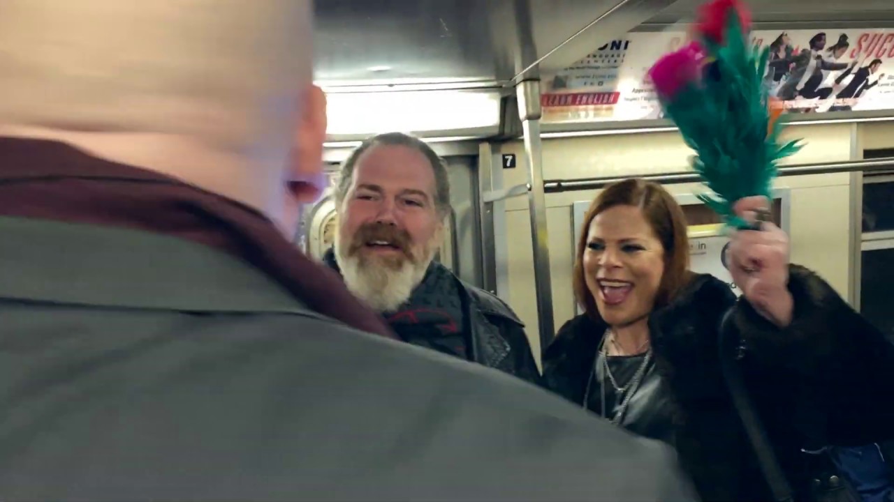 Dean and Lucy Get Hitched on the G Train