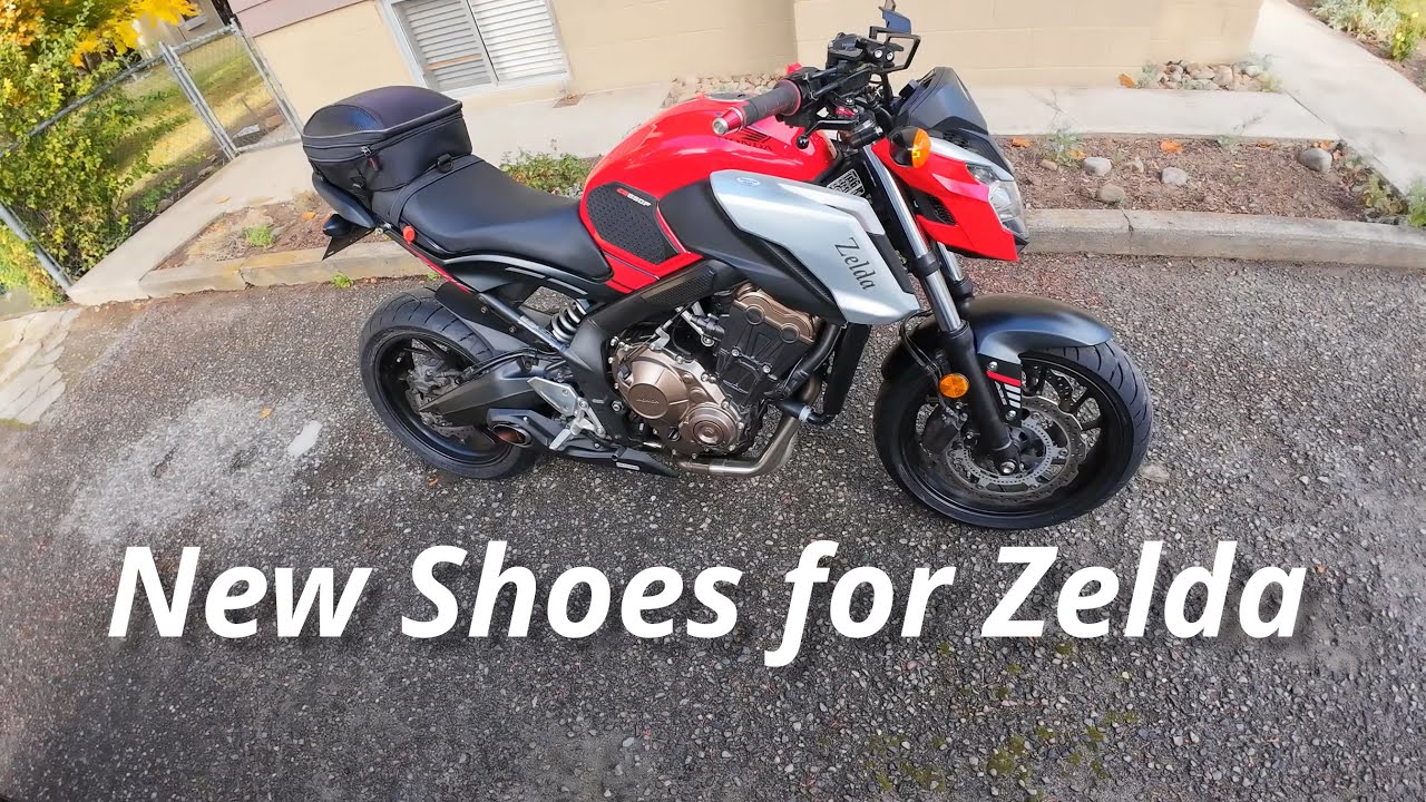 Новые шины для CB650F | Dunlop Roadsmart 3