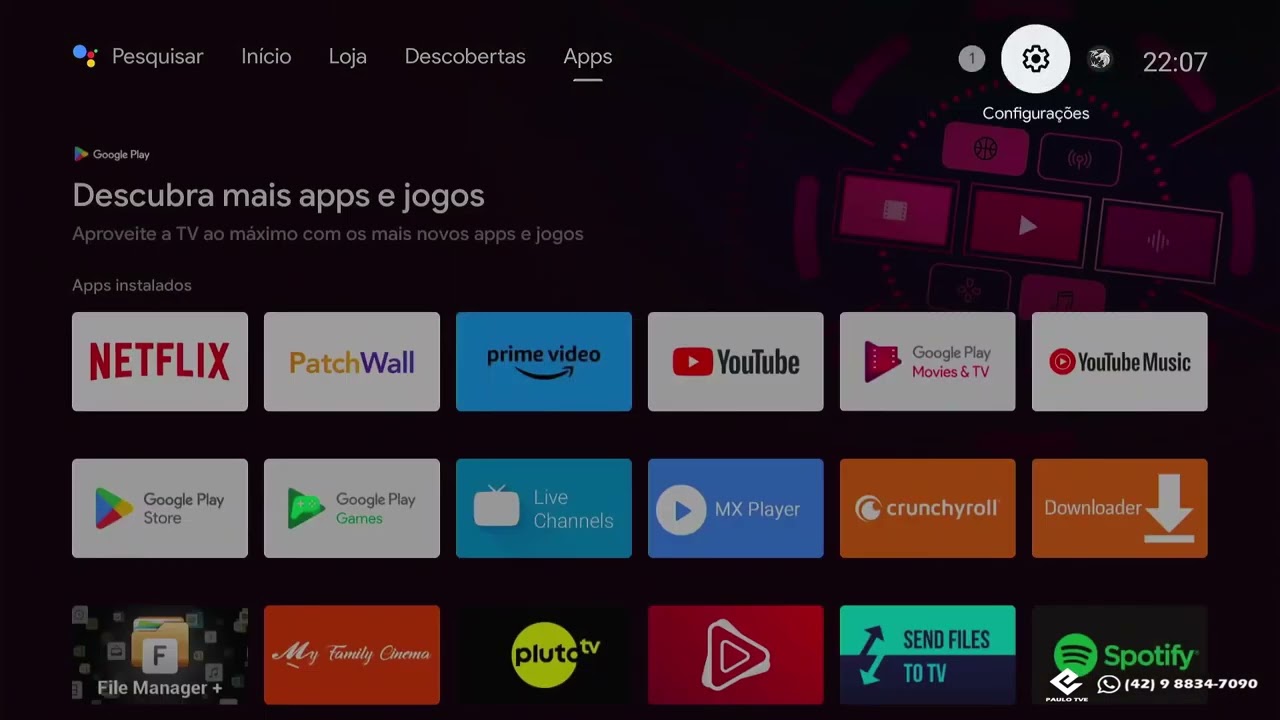Como desativar o Google Play Protect na Android TV