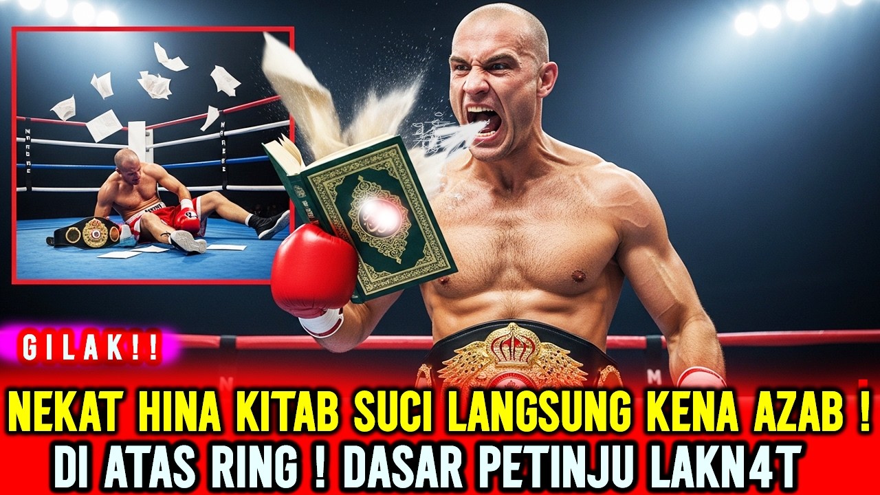 GEMPAR❗Detik-Detik Azab Instan Menghantam PETINJU MMA Sombong Saat Hina Al-Qur'an di Atas RING !