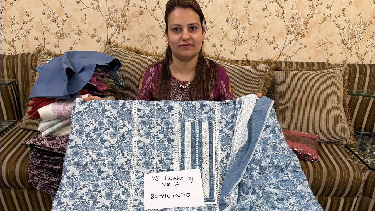 Cotton suits , mul chanderi suits 