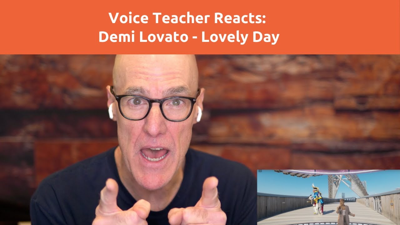 Voice Teacher Reacts and Analyzes - Demi Lovato - Lovely Day LIVE