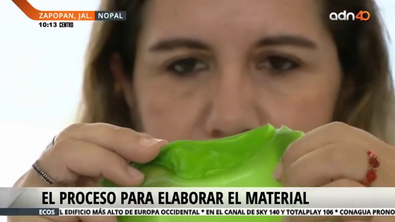 Crean plástico de nopal