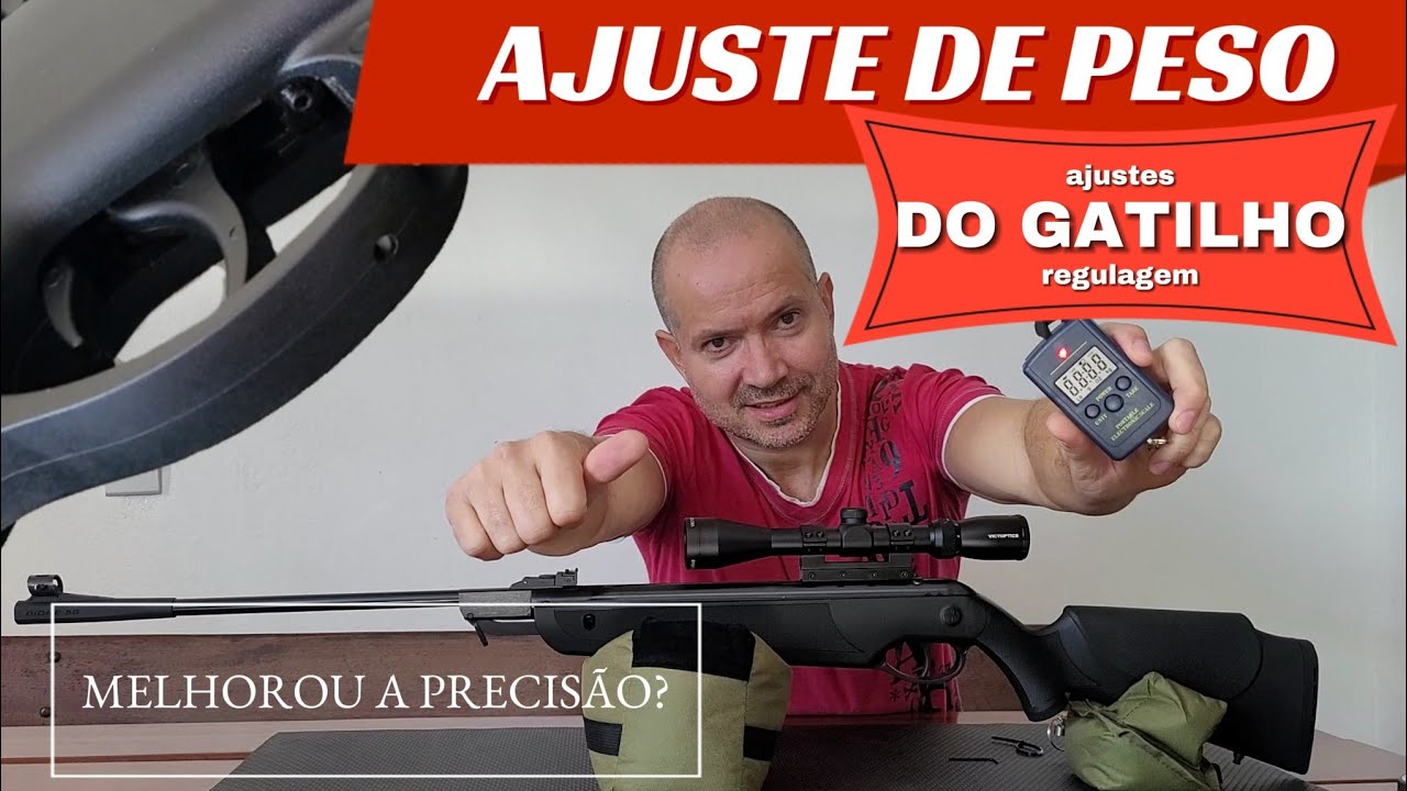 AJUSTE DE PESO DO GATILHO - MELHOROU A PRECISÃO? Dione 5G