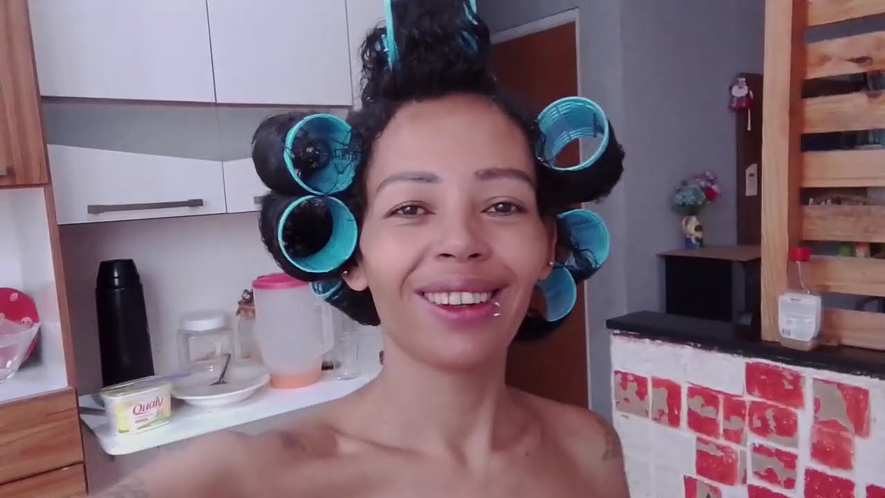 TESTANDO _ bobes no meu cabelo cacheado, será que deu certo?