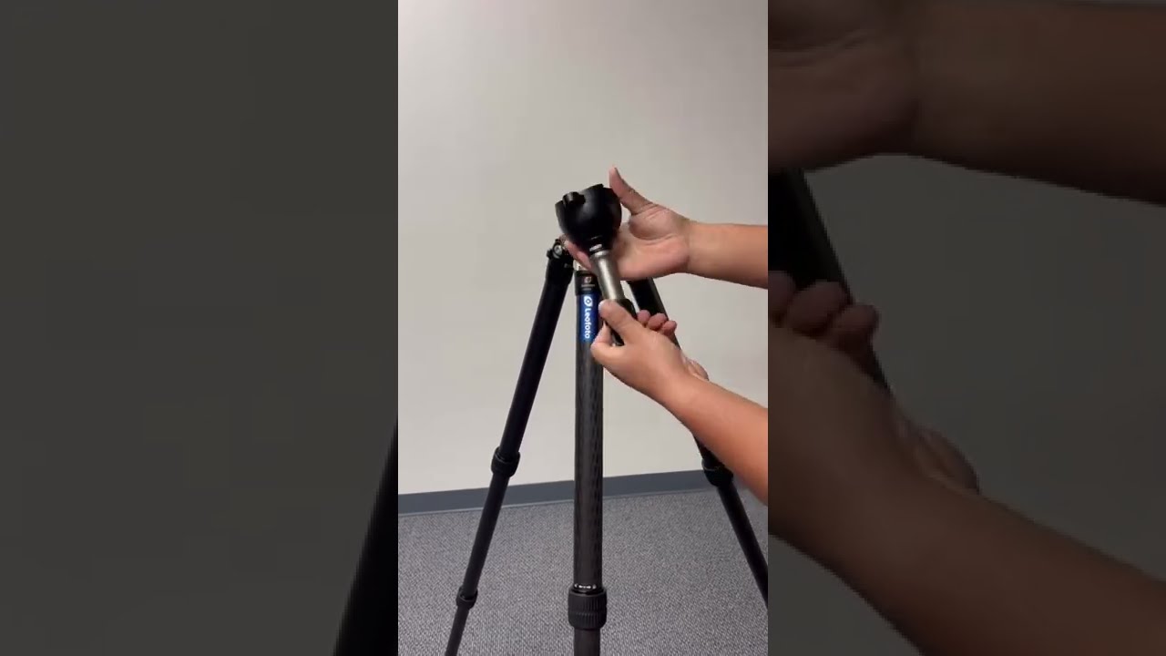 Leofoto LM-364CL Tripod + YB-75LK Leveling Base with BA-75 Adapter Installation