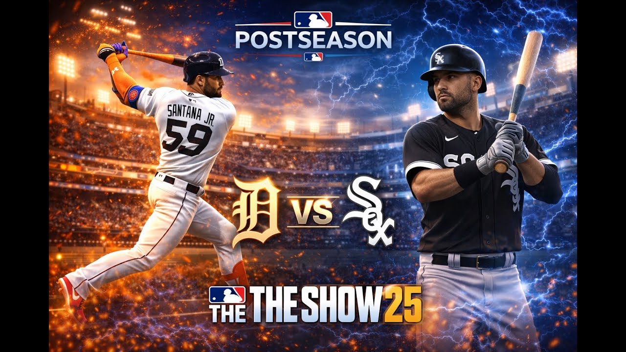 Duelo de postemporada: Tigers 🆚 White Sox👑 -🫵-RTTS 🎮 MLB THE SHOW 25-🔴EN VIVO🔴