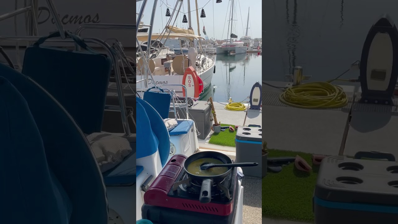 Family of 4 living full time on our sailboat! #sailingaway #sailingblog #familyvlog #dubai