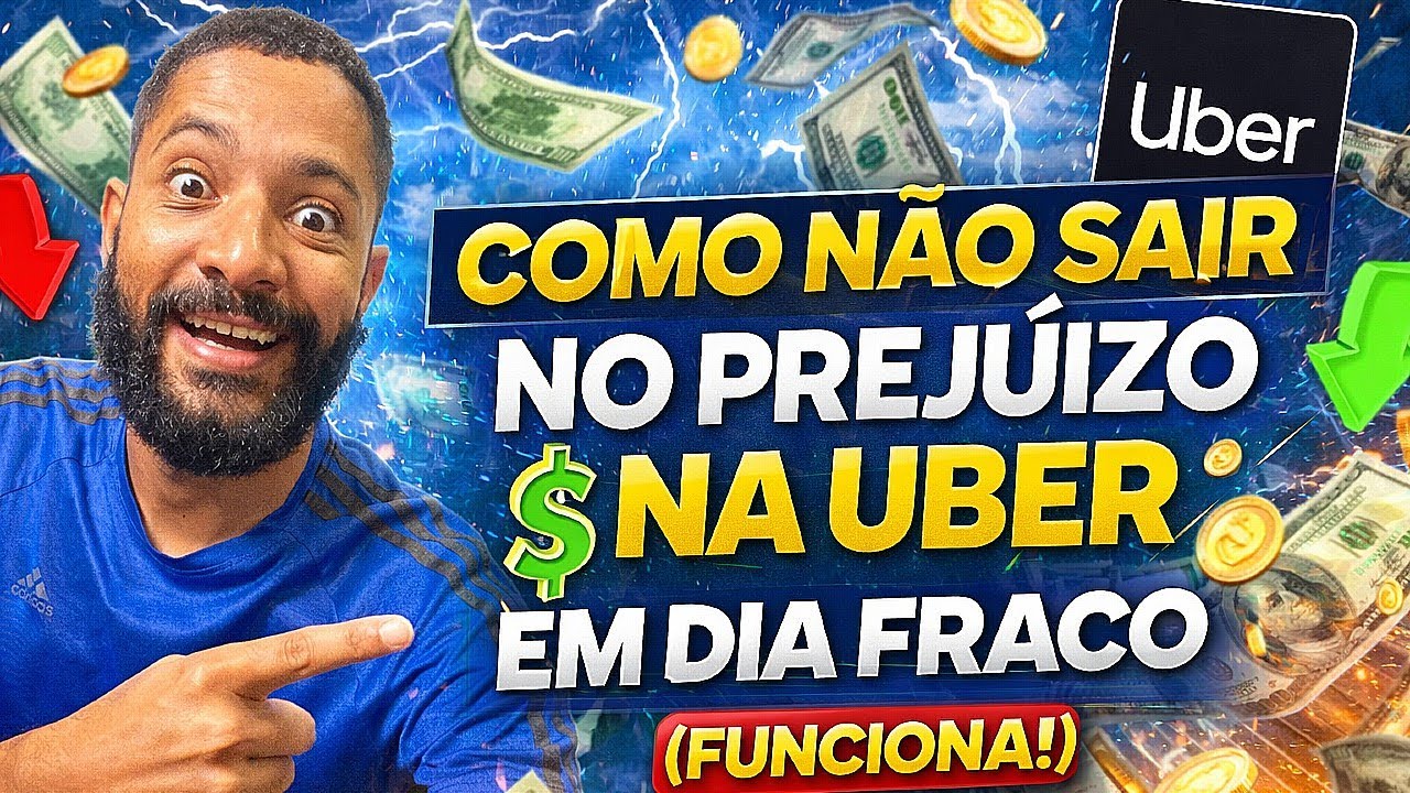 COMO NÃO SAIR NO PREJUÍZO NA UBER EM DIA FRACO (FUNCIONA!) #uber #99pop #motoristadeaplicativo