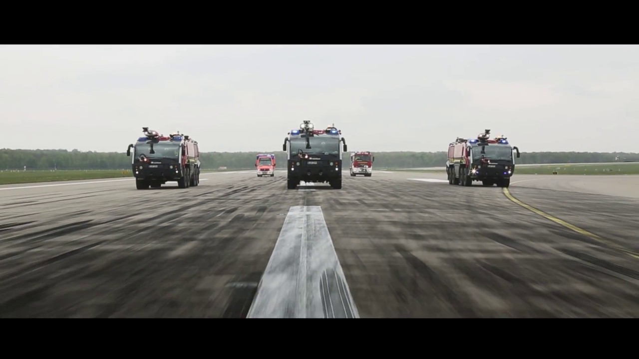 Die Flughafenfeuerwehr am Düsseldorfer Airport