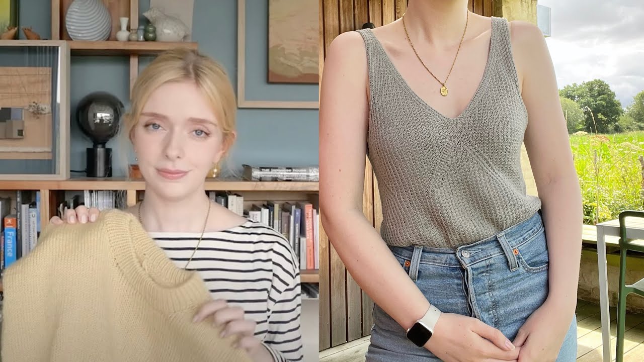 florence's knitting podcast 19: camisole no. 7 struggles and the yellow yarn search
