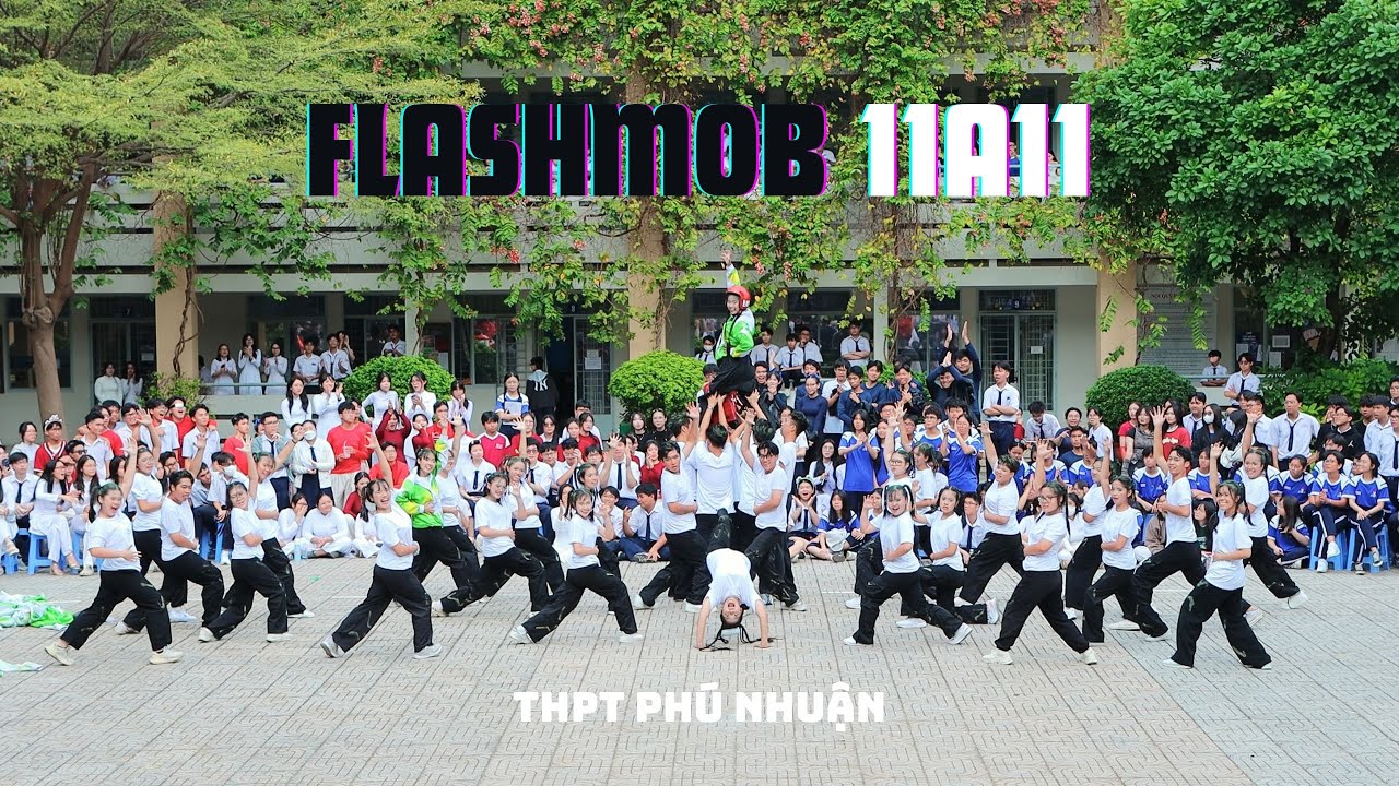 Flashmob lớp 11A11 - THPT Phú Nhuận 2025