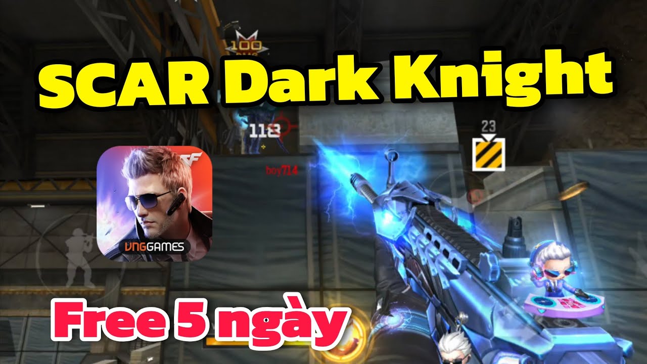 CF LEGENDS - Bắn Thử SCAR Dark Knight-Alpha Khẩu Súng Free Trong Hoạt Động.