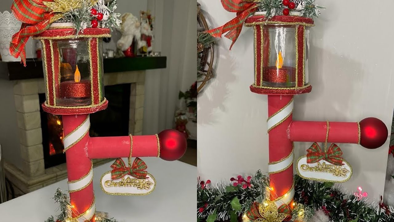 Tutoríal lampione gigante con riciclo barattolo e cartone