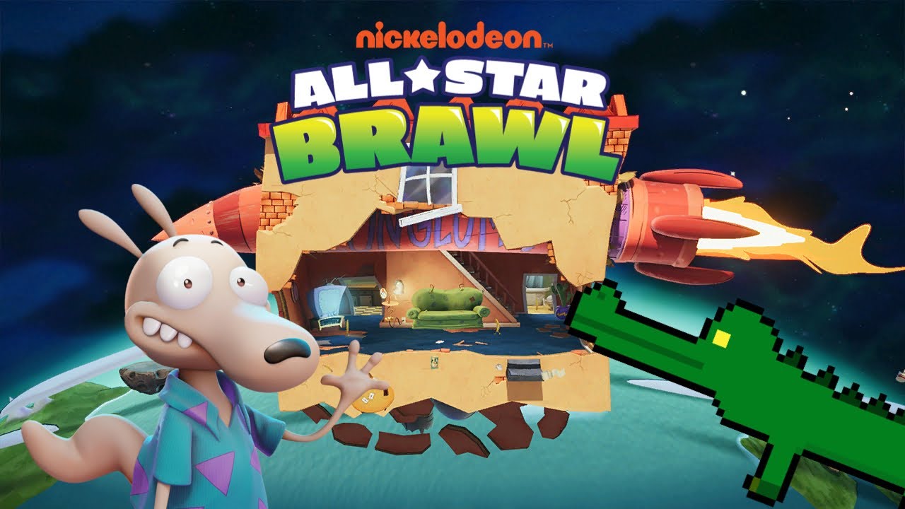 Nickelodeon All-Star Brawl - Arcade (Rocko) - That Was A Hoot!!!