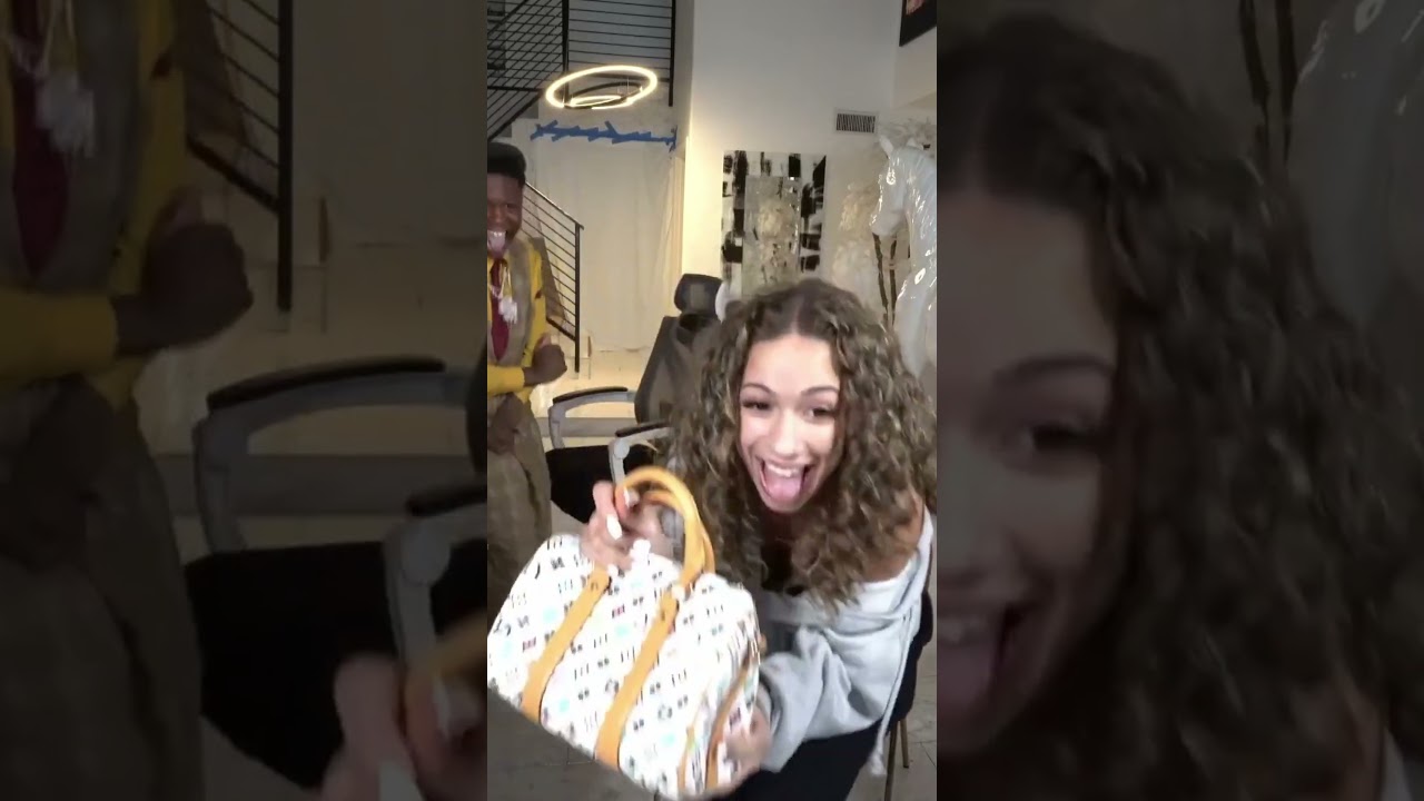 Rakai gifts reece a birkin bag during sleepover 