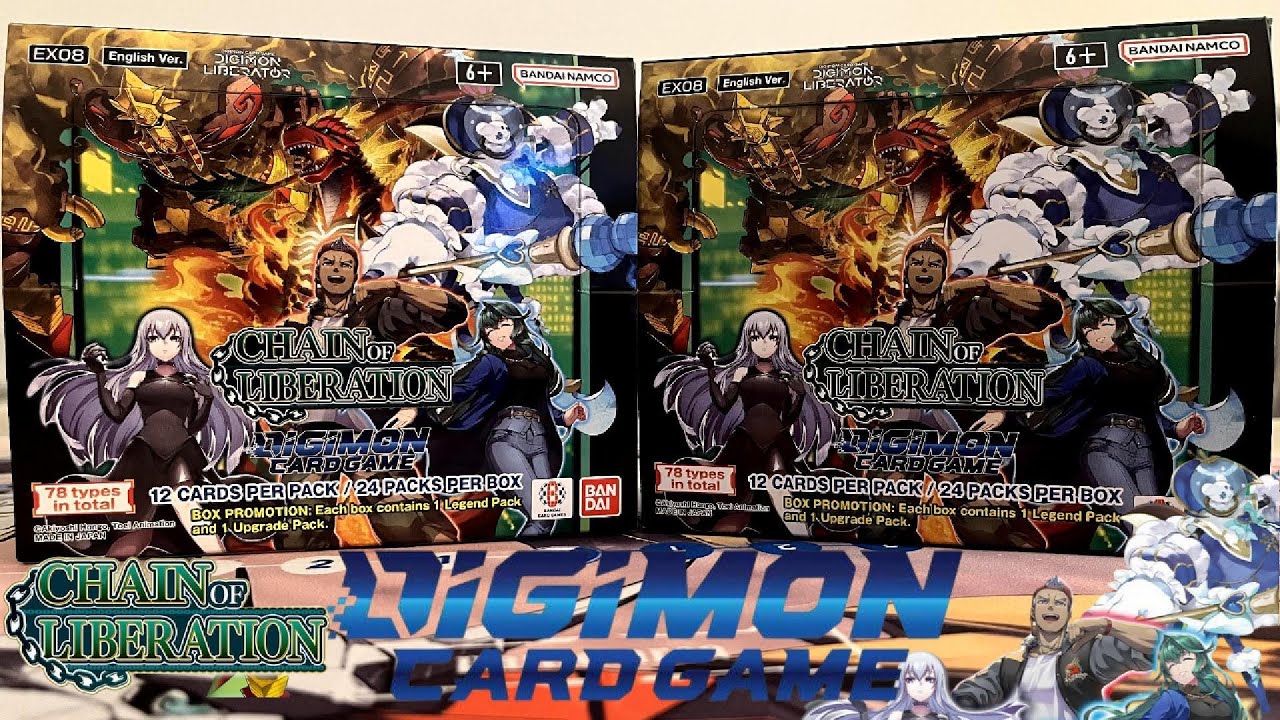 EX8 Chain of Liberation Opening & Unboxing | Digimon Card Game & Digimon TCG