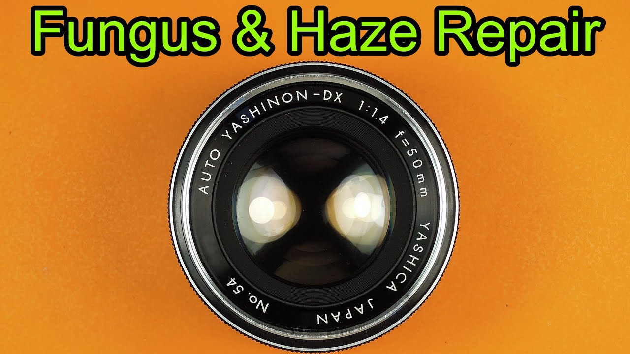 Removing Fungus/Haze from Yashinon-DX 50mm F1.4 lens. (Partial Disassembly)