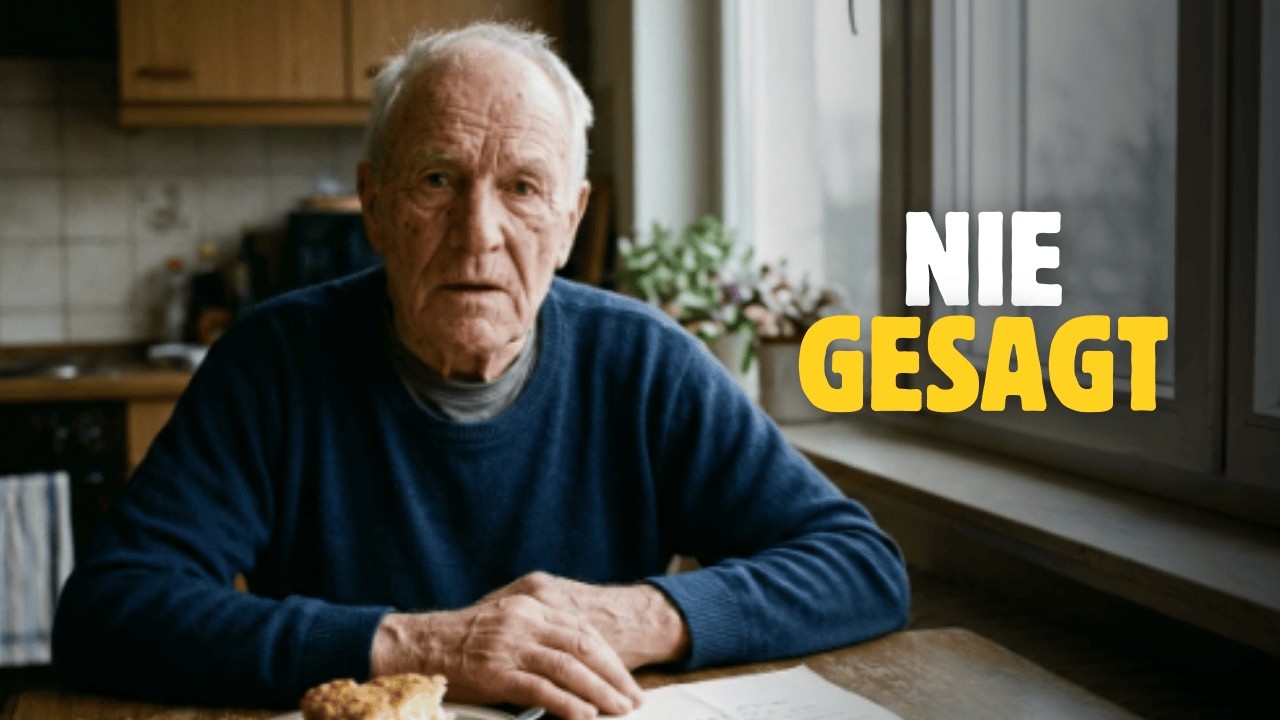 Ich bin 89 Jahre alt. Ich habe meinem Sohn nie gesagt, dass ich stolz auf ihn bin...