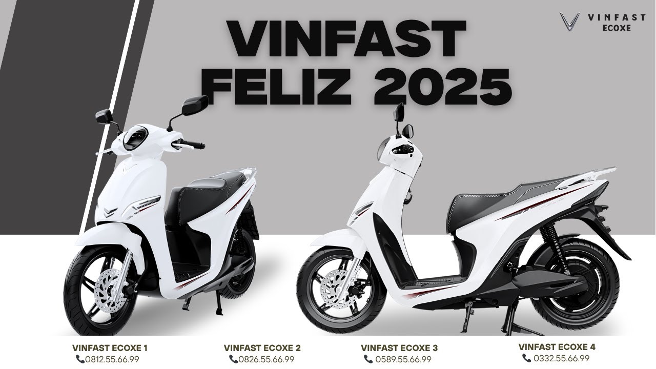 VINFAST FELIZ 2025 – THIẾT KẾ MỚI, VẬN HÀNH ÊM, GIÁ SIÊU HỢP LÝ!